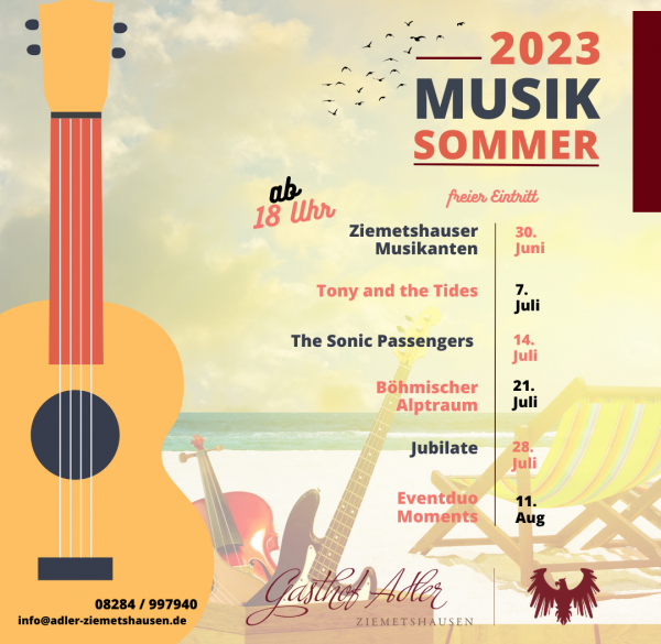Musiksommer 2023 Ziemetshausen