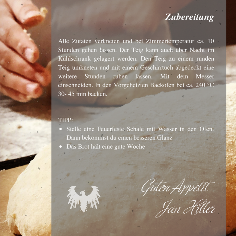 Kartoffelbrot zubereitung