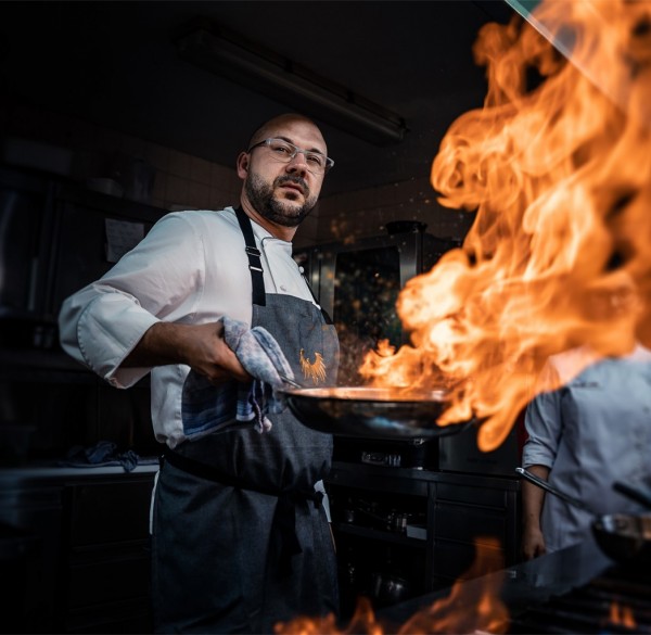 frisch Flambiertes